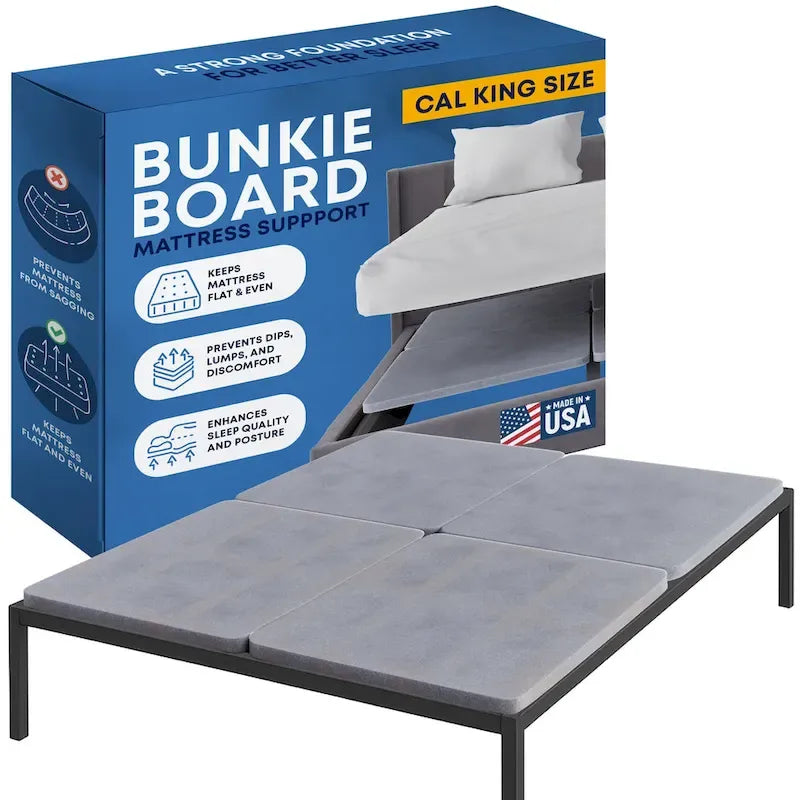 1.5 Split Wood Bunkie Board, Fully Assembled, Fabric Ventilation Cover - Replaces Wooden Slats or Box Spring for Bed Frames 18