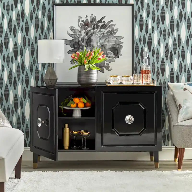 angelo:HOME Jaslene Glossy Glam Buffet/Media Cabinet 7