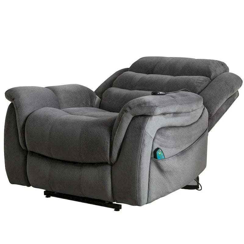 Lay flat recliner Power Lift Recliner Chair for Elderly with Massage and Heat 16