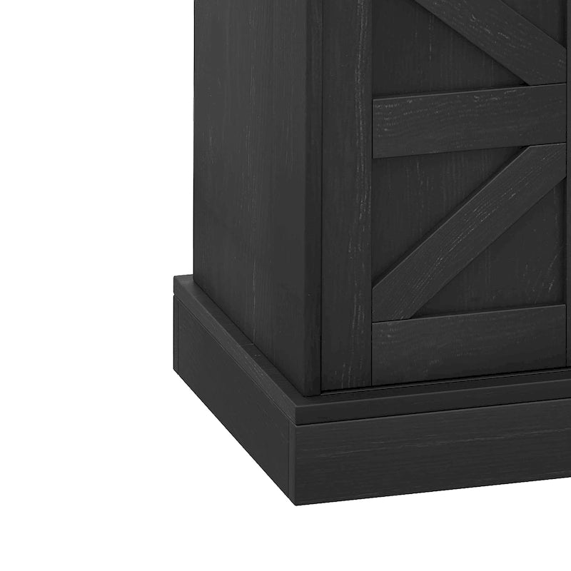 Moasis Farmhouse Coffee Bar Cabinet - 15.1D x 47.2W x 51.5H 14