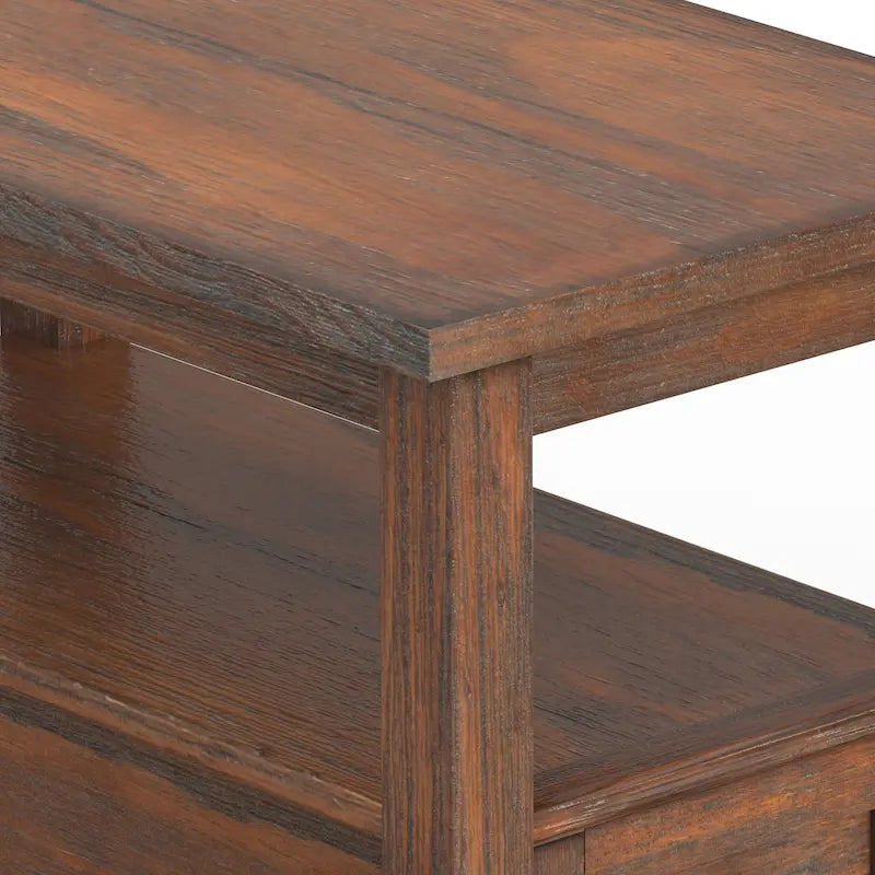 WYNDENHALL Norfolk TAVOLINO LATERALE STRETTO RETTANGOLARE TRADIZIONALE IN LEGNO MASSELLO, LARGHEZZA 14 POLLICI - 14 pollici di larghezza 30