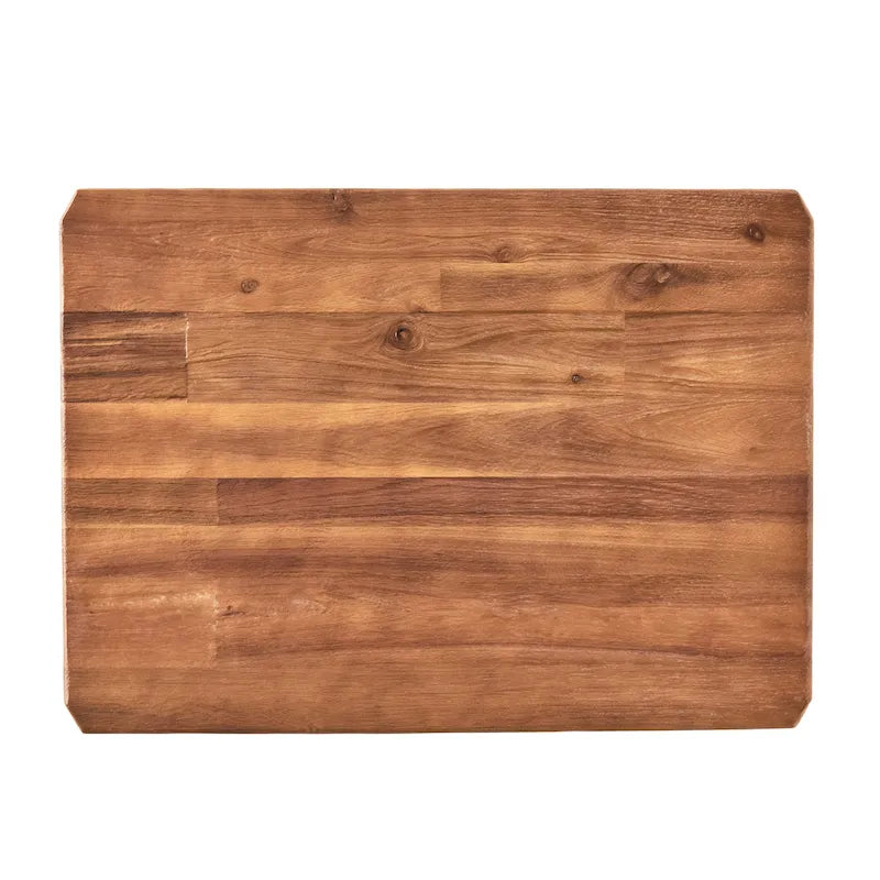 Tavolino laterale in metallo rustico Ronan Wood di Christopher Knight Home 10