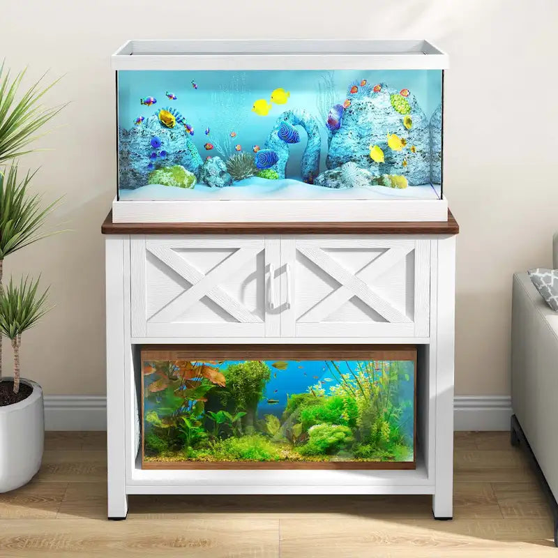 Moasis 40-50 Gallon Aquarium Stand Cabinet Fish Tank Stand with Power Outlets 18