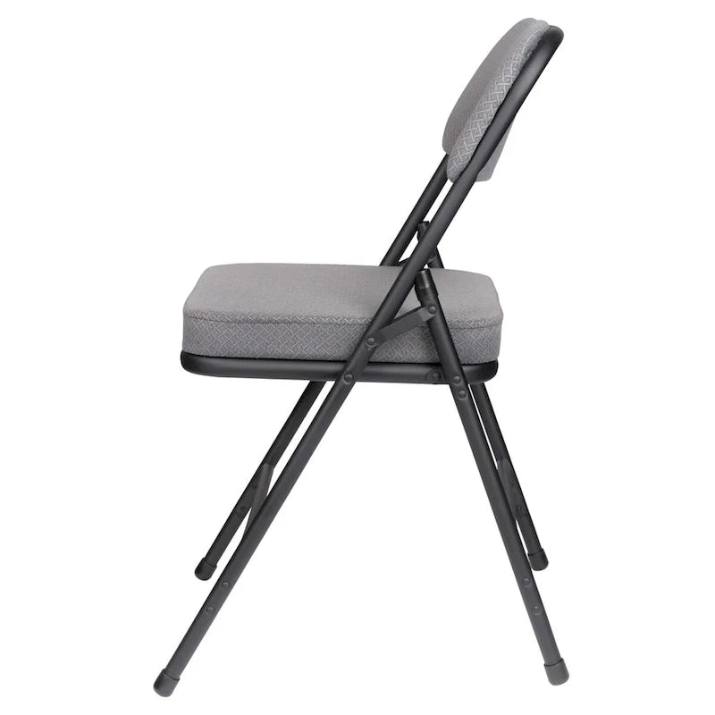 Hampden Furnishings Bernadine Collection Deluxe Fabric Padded Folding Chair, Pack of 2 26