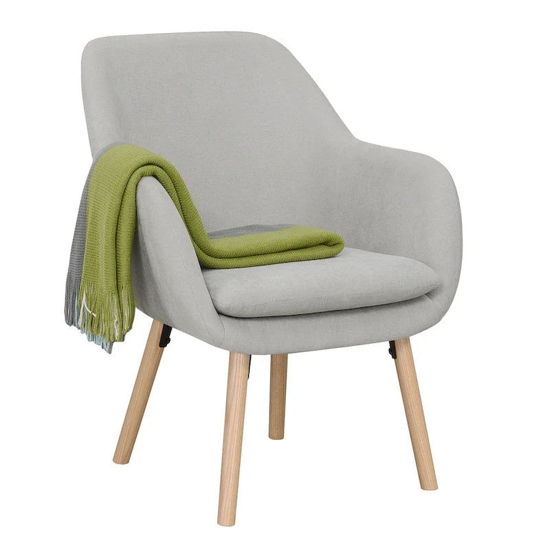 Convenience Concepts Take a Seat Charlotte Poltrona Accento Imbottita con Schienale Alto 11