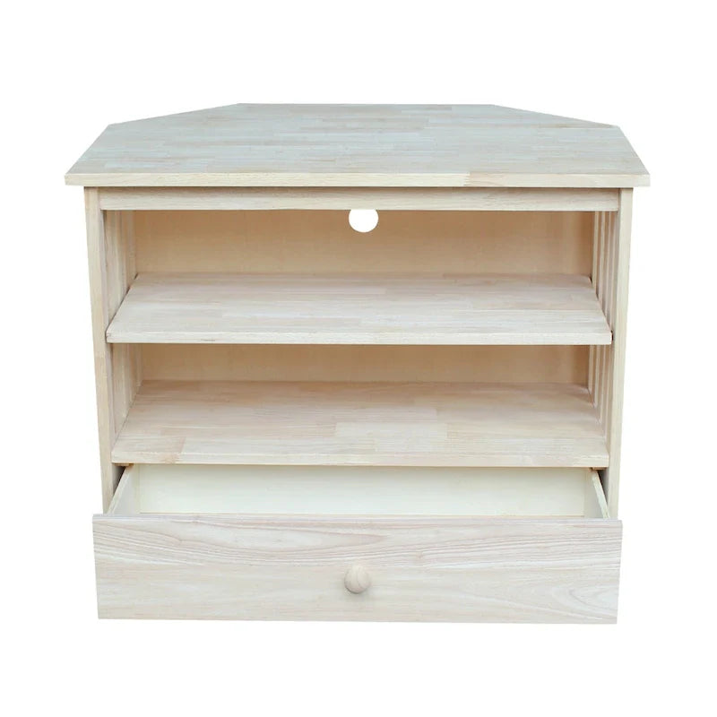 Solid Hardwood Mission Corner TV Stand 43