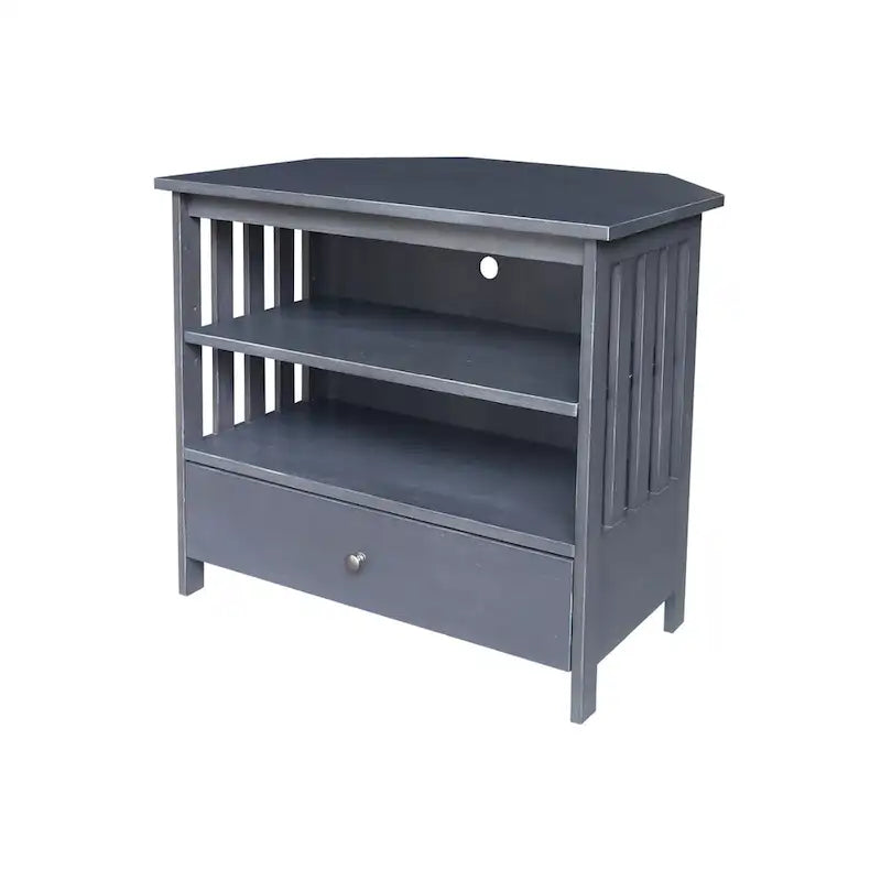Solid Hardwood Mission Corner TV Stand 48
