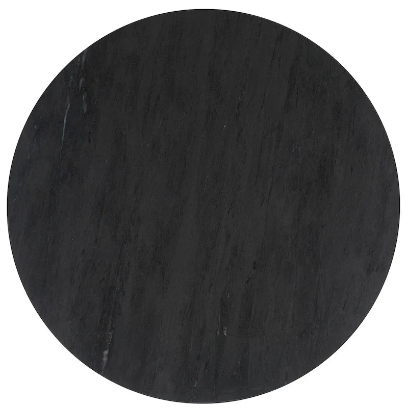 SAFAVIEH Couture Ghicu Tall Round Marble Accent Table - 22 In W x 21 In D x 24 In H - 21Wx21Dx24H 35