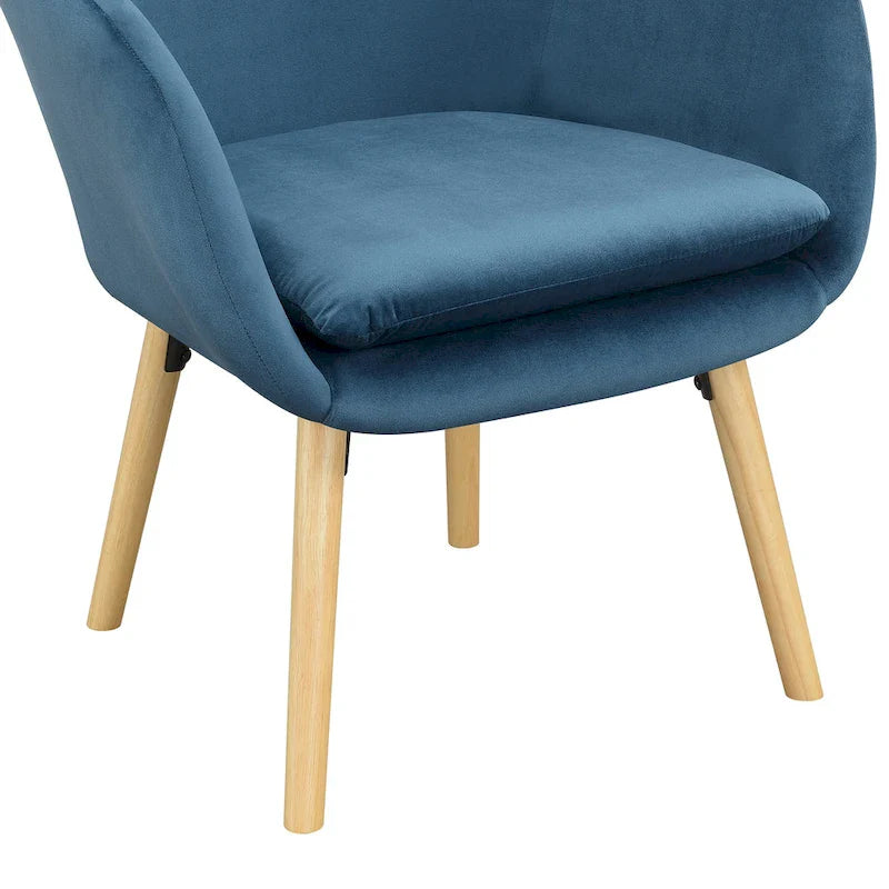 Convenience Concepts Take a Seat Charlotte Poltrona Accento Imbottita con Schienale Alto 33