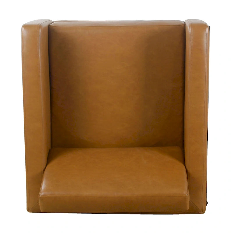HomePop Modern Upholstered Club Chair w/Metal Frame 9