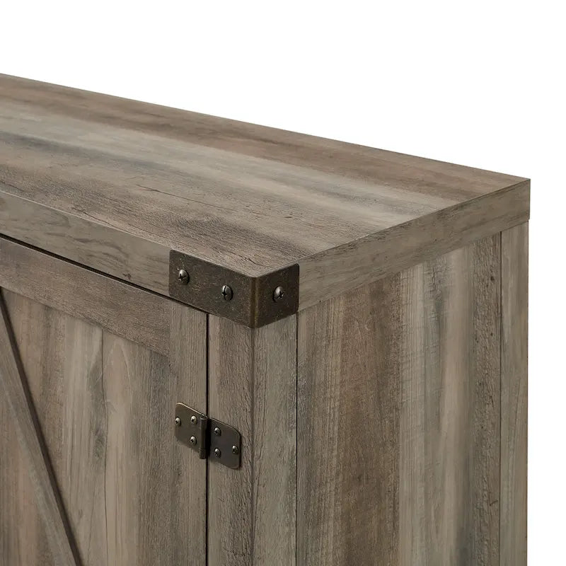 Middlebrook Firebranch 58-inch Barn Door TV Stand 36