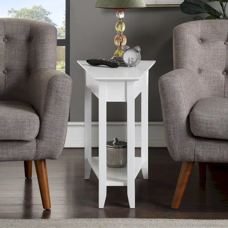 Convenience Concepts Tavolino a cuneo American Heritage con ripiano 6