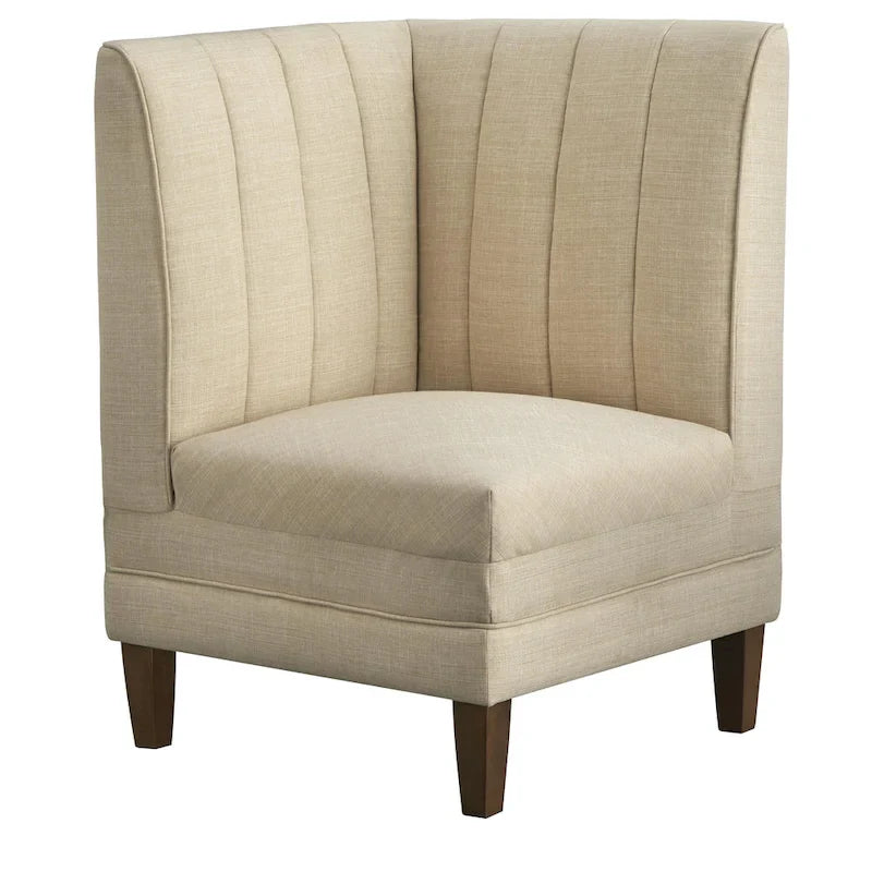 Lifestorey Kerrington 3-Piece Channel Back Upholstered Banquette Set 14