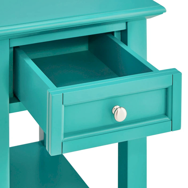Tavolino con 1 cassetto Zayden con stazione di ricarica di iNSPIRE Q Bold 23