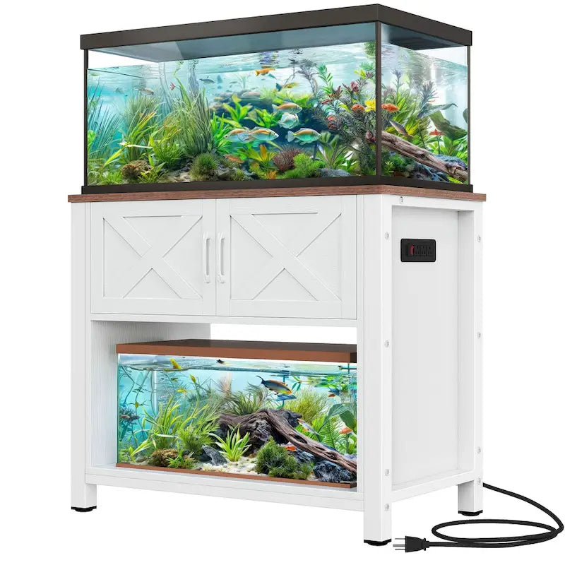 Moasis 40-50 Gallon Aquarium Stand Cabinet Fish Tank Stand with Power Outlets 26