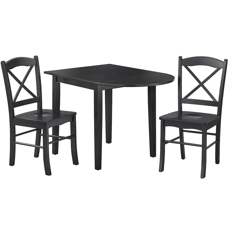 Simple Living Country Cottage Drop Leaf 3-piece Dining Set 20