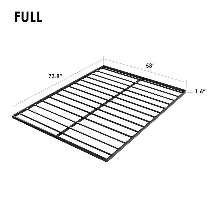 1.6 Inch Metal Bunkie Board Bed Slat Replacement by Crown Comfort 10