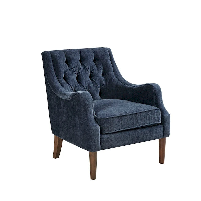 Modern Button Tufted Accent Chair 29