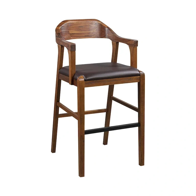 Rasmus Wood Counter or Bar Stool 14