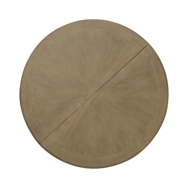 Magnolia Manor Round Pedestal Dining Table with Expandable Leaves - 2 Finishes 25
