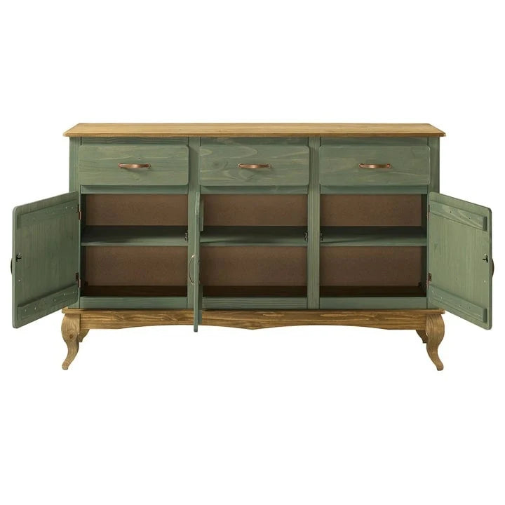 Wood Buffet Sideboard Green 14