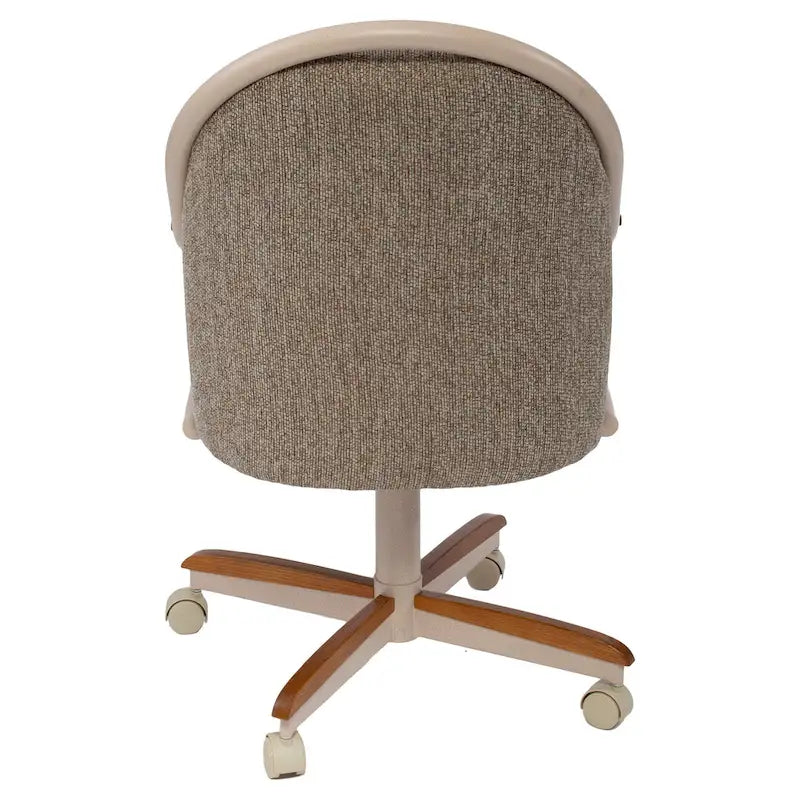 Casual Dining Cushion Swivel-and-Tilt Rolling Caster Chair 7