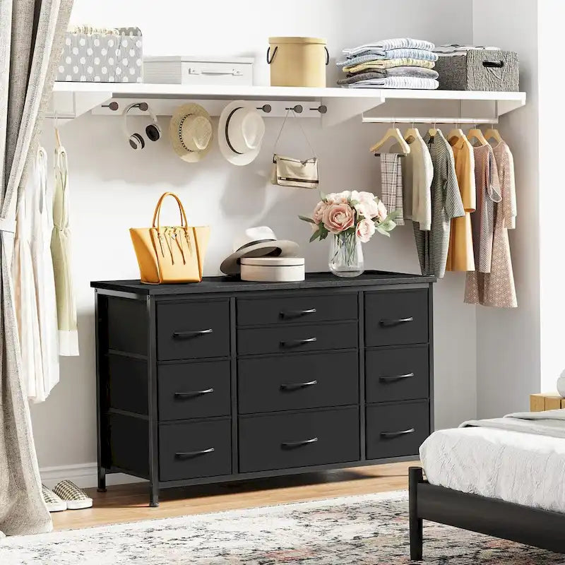 Bedroom Dresser with 10 Large Drawers for 55 Long TV Stand - 55 inches 26