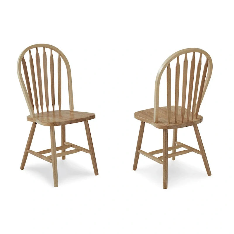Windsor Arrowback Solid Wood Dining Chair 7