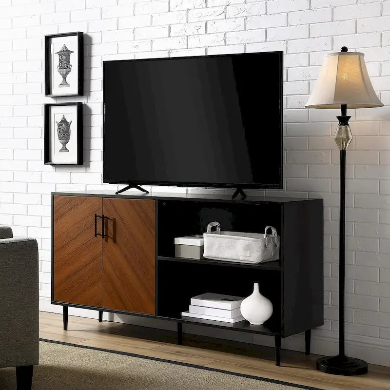 Mobile TV Middlebrook Cassandra da 58 pollici con motivo bookmatch 13