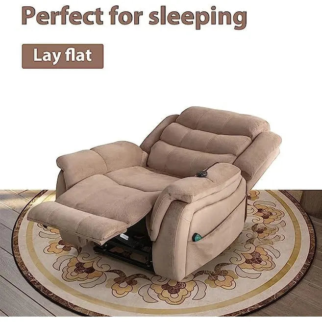Lay flat recliner Power Lift Recliner Chair for Elderly with Massage and Heat 6