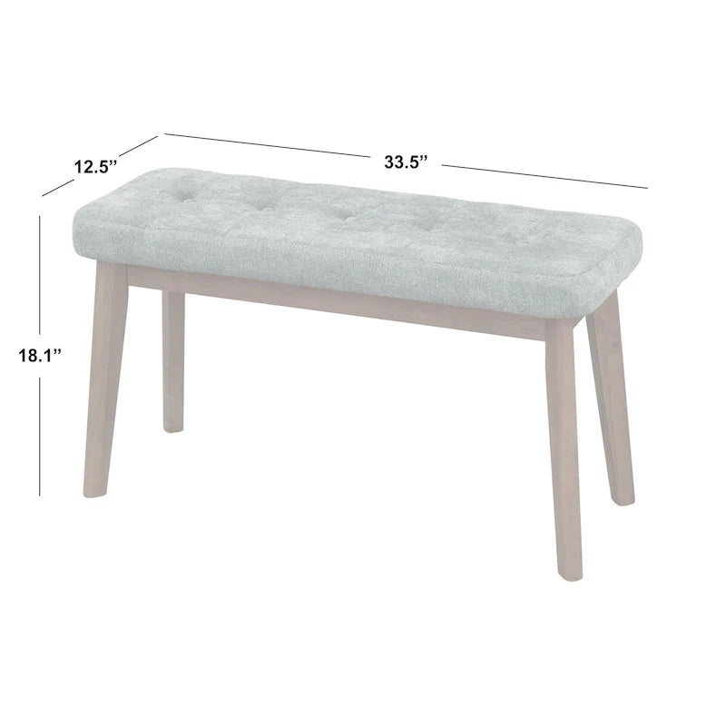 Simple Living 4-Piece Nettie Solid Wood Dining Set 18