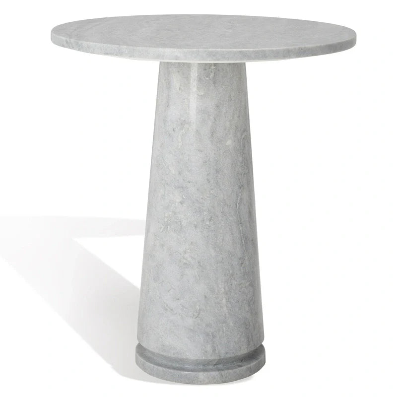 SAFAVIEH Couture Ghicu Tall Round Marble Accent Table - 22 In W x 21 In D x 24 In H - 21Wx21Dx24H 15