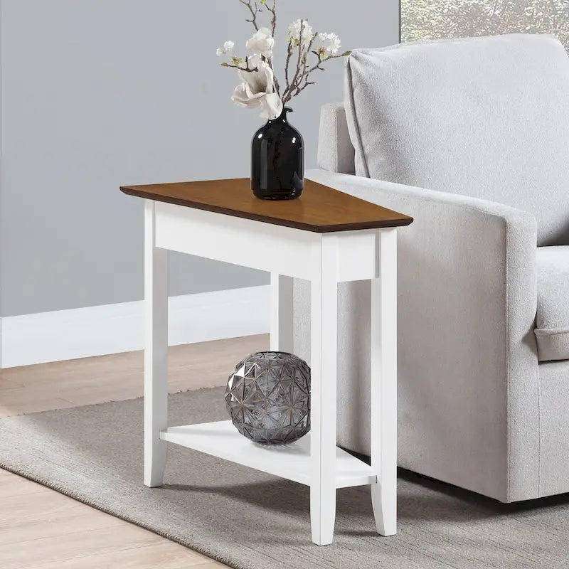 Convenience Concepts Tavolino a cuneo American Heritage con ripiano 13