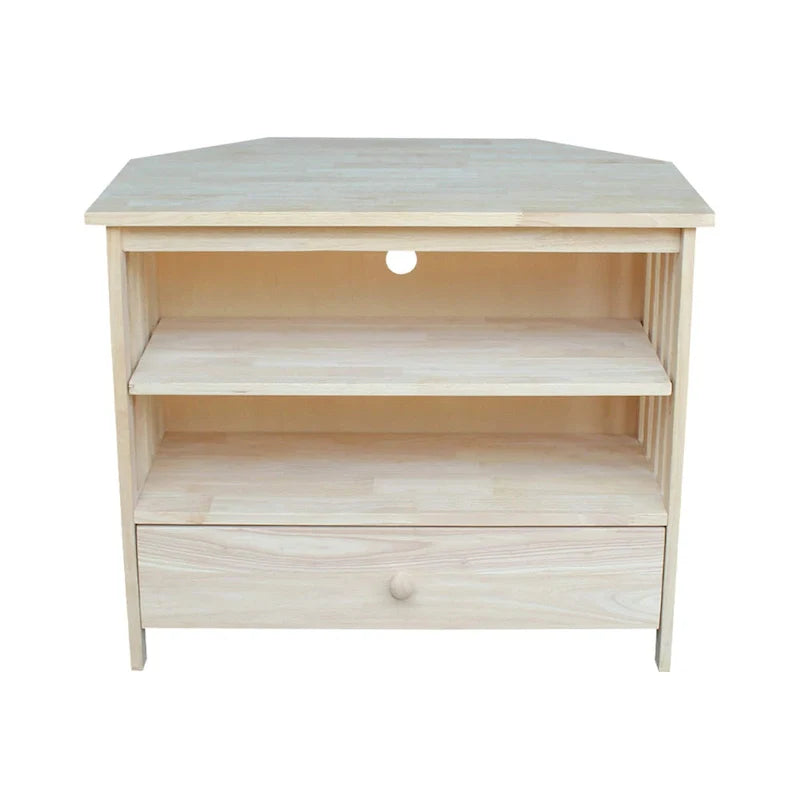 Solid Hardwood Mission Corner TV Stand 35