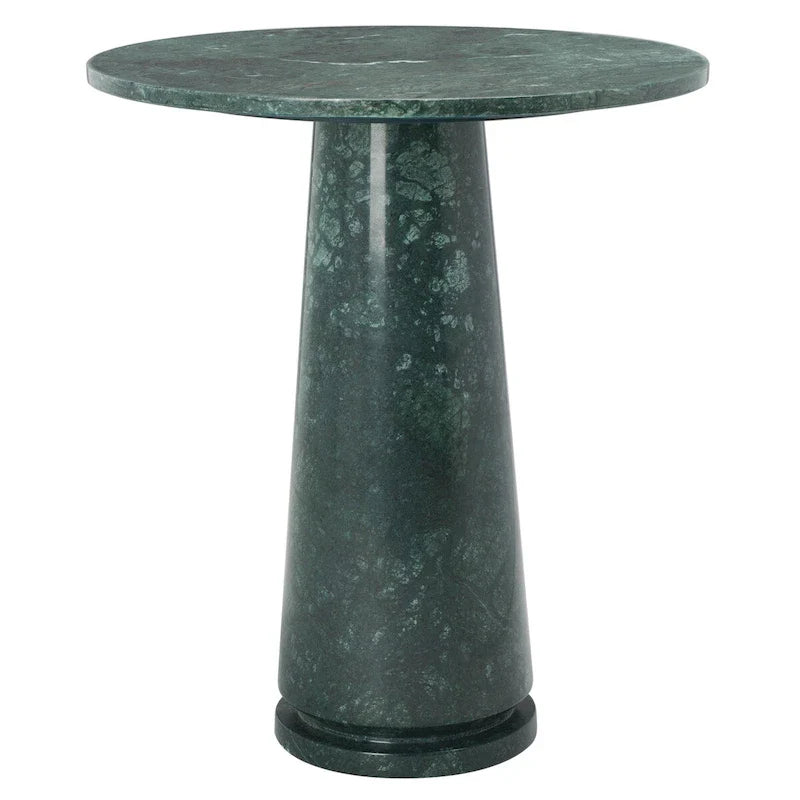 SAFAVIEH Couture Ghicu Tall Round Marble Accent Table - 22 In W x 21 In D x 24 In H - 21Wx21Dx24H 43