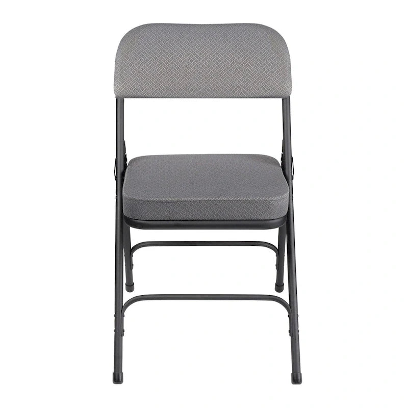 Hampden Furnishings Bernadine Collection Deluxe Fabric Padded Folding Chair, Pack of 2 25