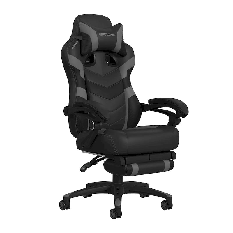 RESPAWN 110 Pro Gaming Chair - Gaming Chair with Footrest, Ergonomic Computer Desk Chair 50