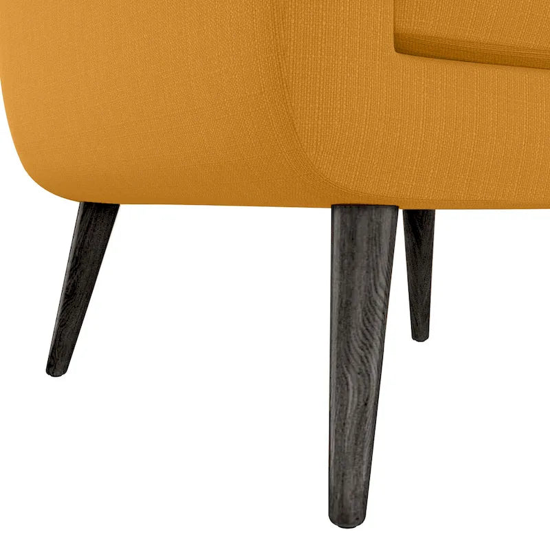 Carson Carrington Keflavik Mustard Yellow Mid-century Accent Chair 9