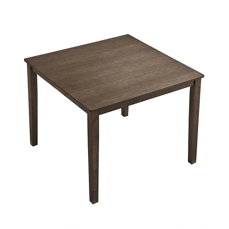 Set Tavolo e Sedie per Colazione in Cucina, Tavolo da Pranzo Quadrato in Legno, Tavolo da Pranzo Casuale con 4 Sedie Imbottite 13