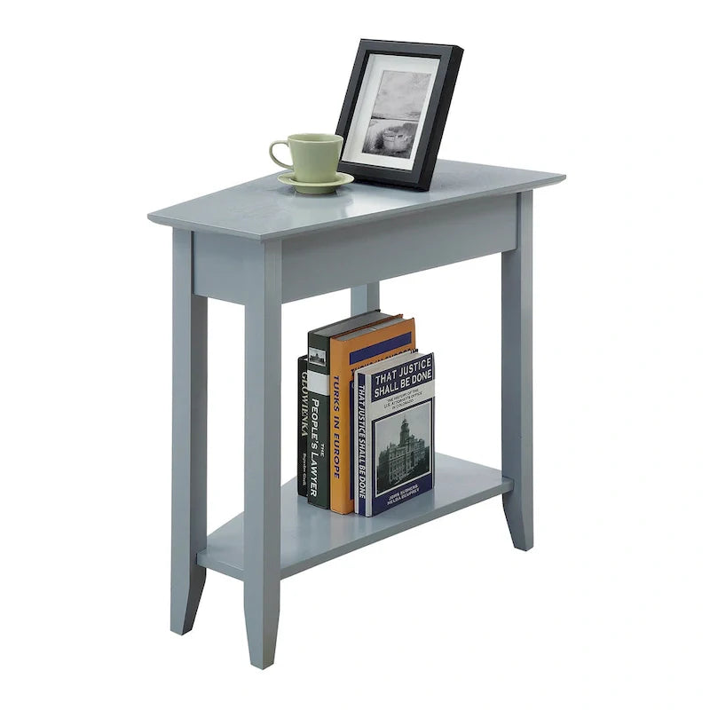 Convenience Concepts Tavolino a cuneo American Heritage con ripiano 5